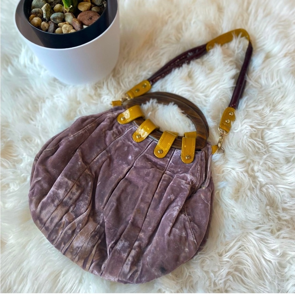 Z. Alexander Velvet Handbag